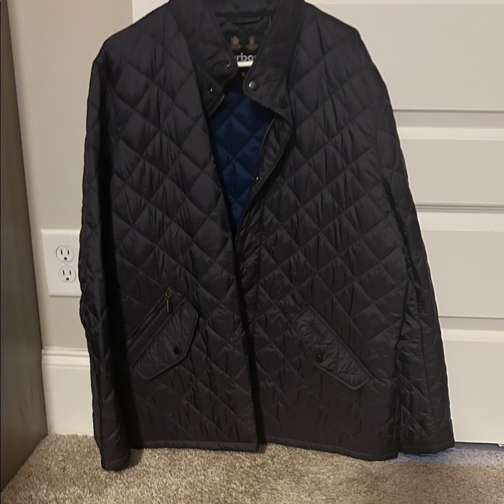 Barbour Men's Powell Quilted Jacket -Black